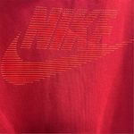 Nike Women's Funnel Neck Hoodie Red Size L Long Sleeve Casual Photo 5