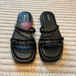 Free People  Midas Touch Flatform Sandal in Black Photo 1