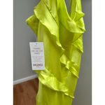 Show Me Your Mumu NEW NWT Romance Ruffle Dress Lime Small Photo 5