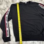 Moschino  Underwear Black Logo Tape Stretch Cotton Crew Neck Sweatshirt size XS Photo 7