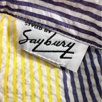 Vintage Saybury Seersucker rainbow Photo 5