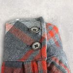 CAbi Shacket Medium Plaid Button Shirt Tavern Jacket Grey Red White #4164 T57 Photo 5