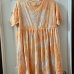Wild Fable NWT Orange Dye Print Babydoll Sweatshirt Dress size XS Photo 8