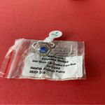 Bomb Party RBP5499 “Unspoken Dreams” LC Crystal on Rhodium Size 8 Ring NWT Blue Photo 4