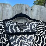 Connected Apparel  Black &‎ White dress size 8 contemporary webbing summer spring Photo 5