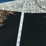 Susan Graver NEW Regular Printed Liquid Knit Pull-On Pants Black/Neutral Size 2X Photo 8