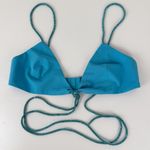 Meshki  Teal Rhinestone Strap Top Photo 0