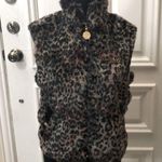 COOGI  Faux fur vest  leather trim Photo 0