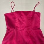 MORE TO COME Nory Zip Back Mini Dress in Hot Pink Small Photo 3