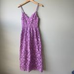 Abel the label ASTR the Label Women's Lavender Lace Midi Dress Sleeveless V Neck Photo 1