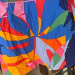 Tuckernuck Sugarlips colorful print blouse puff sleeves top farm rio embroidered tropical Photo 6