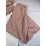 SheIn  XL‎ Two Piece Set Crop Top Wide Leg Pants Ruffle Smocked Pink Casual Photo 12
