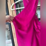 DO+BE  halter mini dress cocktail satin silky criss cross open back semiformal Photo 3