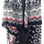 Sax blue white and pinkish red boho swim cover Photo 6