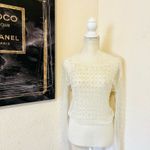 Pearl Sheer Top White Size 4 Photo 1