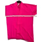 Victoria's Secret  Pink Satin Robe Size M/L Kimono Sleeve Cover Up Photo 4