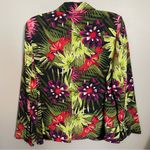 Chico's  tropical floral print comfort blazer jacket Photo 4