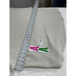 Womans Villa Milano Ivory Silver Long Sleeve Pullover Oversized Sweater XL Photo 4