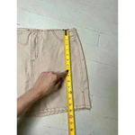 Guess Vintage Y2K Tan  Jeans Mini Skirt With Slits On The Sides Women’s Size 30 Photo 4