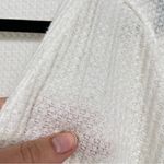 Urban Outfitters Out From Under White Waffle Knit Cardigan Sweater Womens M Raw Edge Boho Fall Photo 3