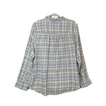 Croft & Barrow Flannel Shirt Size XXL Light Blue Plaid The Extra Soft Twill NWT Photo 5