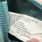 Vintage Y2k Genuine Suede Blue Studded Rivet Butterfly Purse Handbag Photo 5