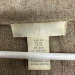 H&M Ribbed Longline Cardigan XS Taupe Cozy Knit Duster Photo 3