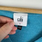 CAbi Hop to Knit Hoodie Small Blue V-Neck Pullover Sweater Comfy Cotton Blend Photo 5