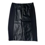 Buffalo Womens David Bitton Black Faux Snake Bodycon Pencil Skirt Stretch Sz S Photo 4