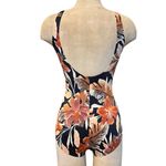 Jantzen Vintage  Swimsuit Tropical Floral One Piece USA 6 8 10 Photo 1