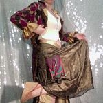 Marc Fisher Hata Cutout Suede Studded Espadrille Jute Wedge Platform Sandal 10 Photo 4