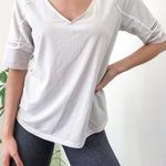 Lululemon White Mesh Reflective Yoga Training Top Photo 0