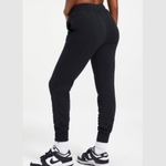 Good American NWT  Good Waist Jogger Sweatpant in Black - Size 1 (Small) Photo 5