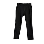 ZARA Chino Ankle Wide Leg Trouser Dress Pant Stretch Straight Leg Pocket S Black Photo 9