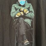 Bernie Sanders Cold Mittens Meme Black Short Sleeve T Photo 1