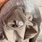 Lululemon  Hotty Hot Shorts White Size 8 OVA Monogram Lined Athletic Summer Gym Photo 2