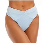 l*space New L* Nancy Lee Bitsy Swim Bottoms in Shimmery Light Blue size S Photo 2
