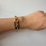Michael Kors  NWT Gold Link Bracelet with Black Accent Photo 2