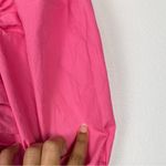 Caara Square Neck Short Puff Sleeve Barbie Pink Mini Dress Women’s Sz L Size L Photo 5