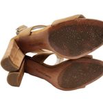 Franco Sarto  Leather Feminine High Heels Rumi Sandals Tan Brown Size 6.5 M Photo 6