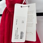 Shona joy  Marquis High Neck Cut Out Midi Dress in Roma Red Photo 5