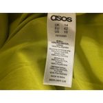 ASOS #4 NWT!   Women's Floral Lime Green Georgette One Shoulder Dress, Sz: 10 Photo 3