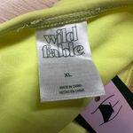 Wild Fable Women's Light Yellow High Leg Cheeky Bikini Bottom - Size XL - NWT Photo 1