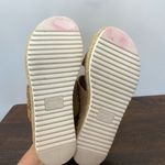 American Rag  Women's Woven strap Platform Espadrille Sandals Tan Size 6.5 Photo 7