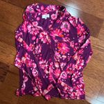 Alivia Sofia Print Crop Pajamas In Grace's Garden Berry M Purple Size M Photo 1