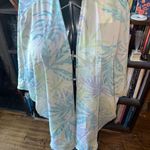 Adrienne tropical adventure semi sheer kimono coverup Photo 0