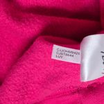 Calvin Klein  Jeans Pink Cropped Hoodie Sweatshirt Logo Size M Photo 6