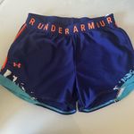 Under Armour  Women's Navy and Teal Athletic Shorts Photo 0