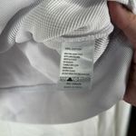 Leallo Crew Neck Long Sleeve Waffle Knit Women’s Top White Size Small Photo 4