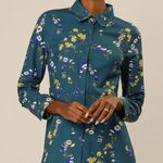 Allegra K  Yellow and White Long Sleeve Peplum Shirt Dress Photo 0